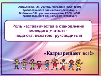 Презентация Роль наставничества в становлении молодого учителя-педагога и вожатого.