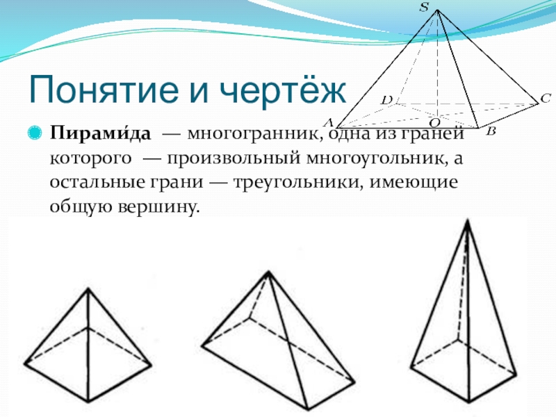 Презентация на тему пирамида геометрия