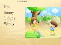 Презентация по английскому языку по теме Погода