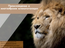 Происхождение и многообразие млекопитающих