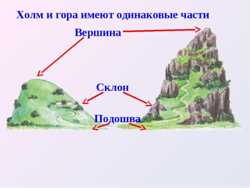 Поверхность ленинградской области для 2 класса по окружающему миру рисунок