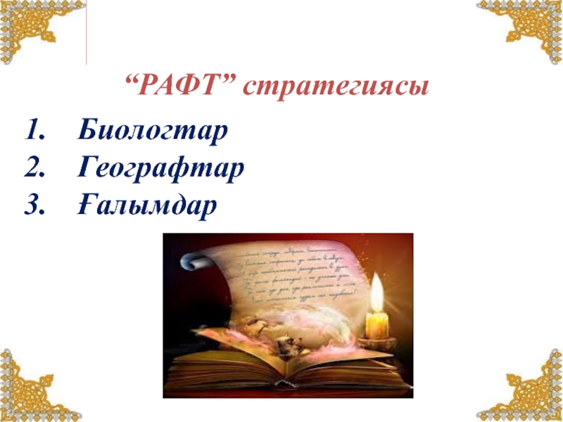 Рафт стратегиясы