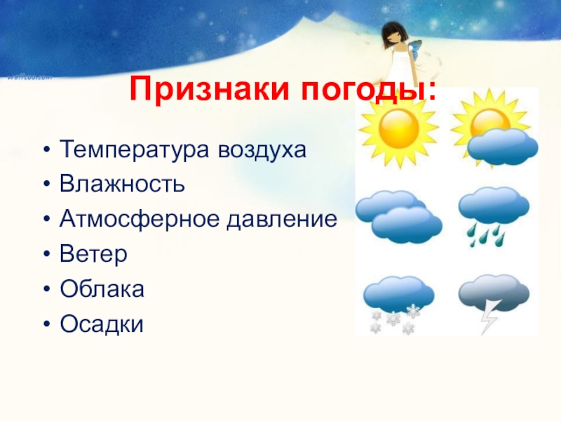 Воздух температура воздуха атмосферное давление