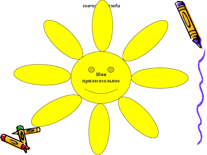 Рисунок на тему имя прилагательное