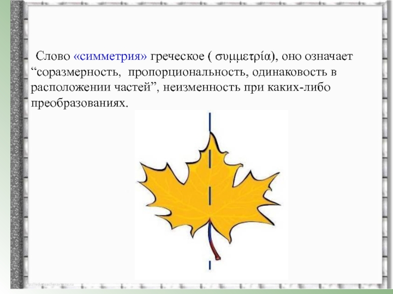 Презентация по математике 6 класс осевая и центральная симметрия мерзляк