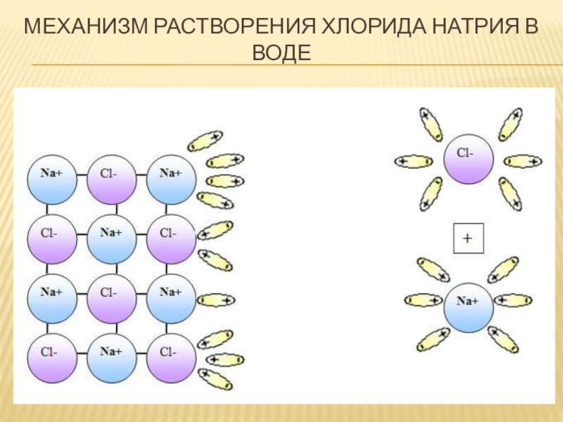 Схема электролитической диссоциации