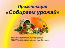 Собираем урожай