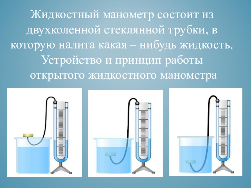 7 класс презентация манометры