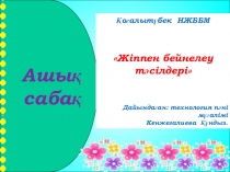 Сабақтың тақырыбы: Жіппен бейнелеу тәсілдері.