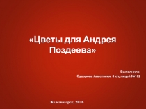 Презентация по теме Творчестао А.Г. Поздеева