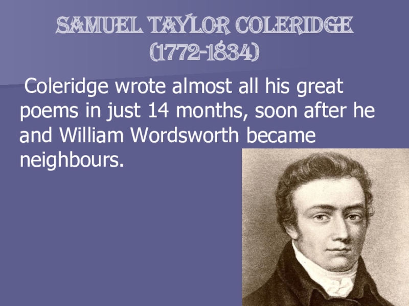 Реферат: Coleridge