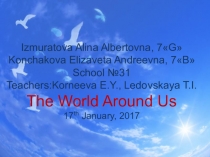 Презентация по английскому языку на тему Мир Вокруг нас.