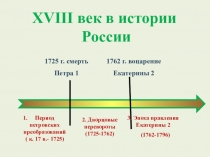 Презентация урока истории в 8 классе на тему Внутренняя политика. 1725-1762гг., УМК Торкунова А.В., 8 класс, история России, ФГОС