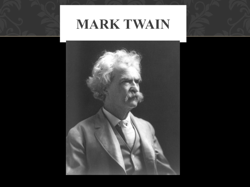 Презентация Презентация к уроку чтения Марк Твен