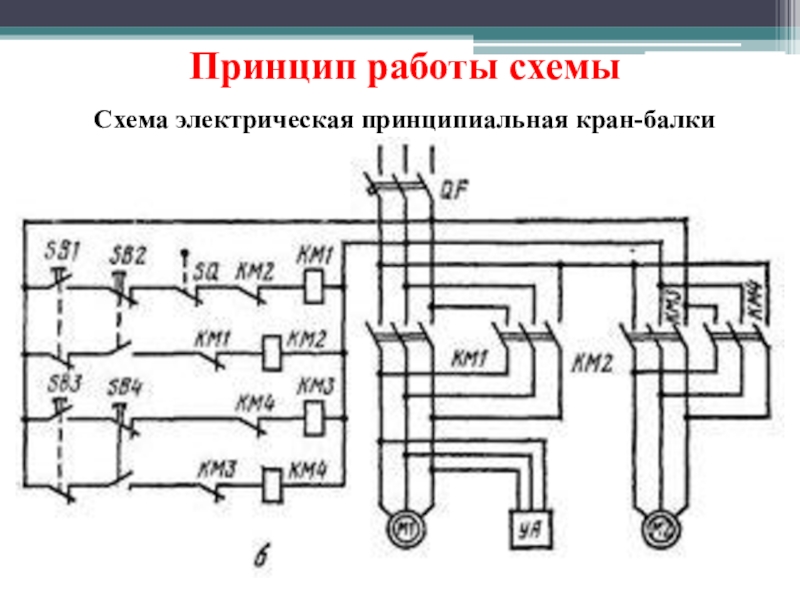 Кран балка схема подключения