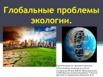 Презентация по физике и экологии на тему Проблемы экологии