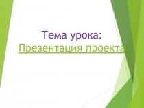 Презентация по музыке Презентация проекта