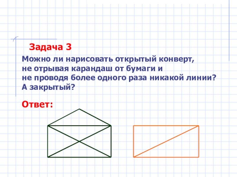 Нарисовать фигуру отрывая руку 3 раза