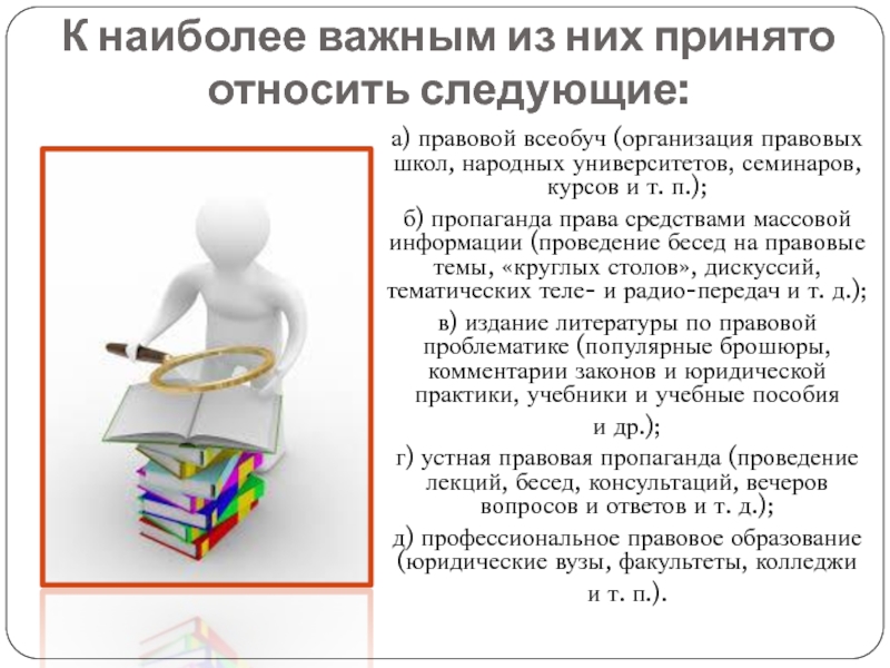  Пособие по теме Правовое воспитание школьников