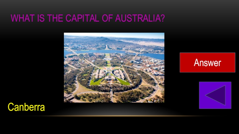 What is the capital of australia