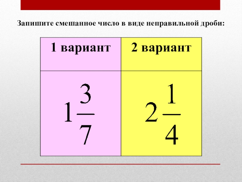 Представить смешанное число в виде неправильной. Записать в виде неправильной дроби. Запиши число в виде неправильной дроби. Запишите в виде смешанного числа дроби. Запись числа в виде неправильной дроби.