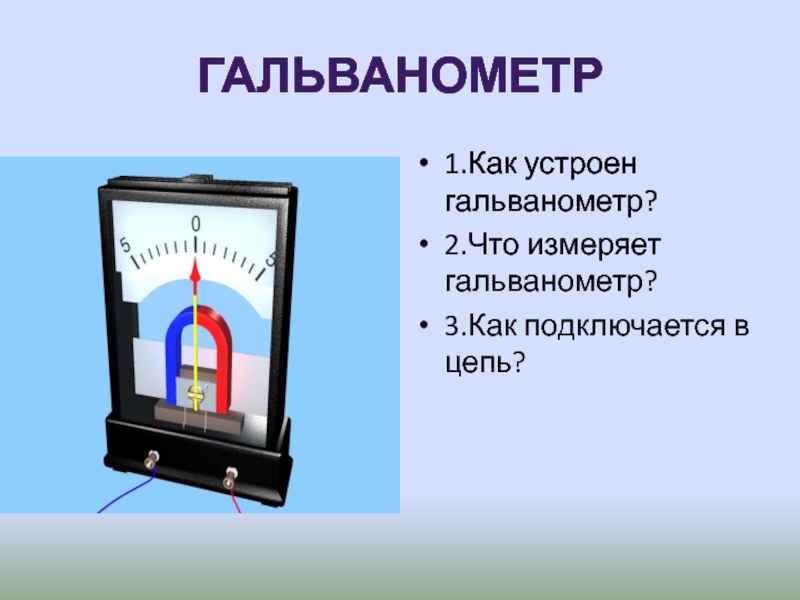 Тангенс гальванометр рисунок