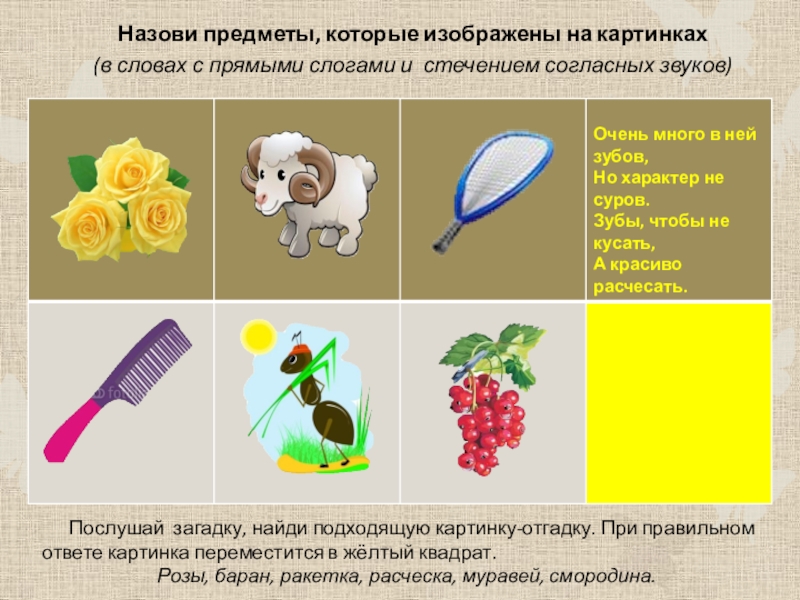 Назови предметы изображенные на картинке назови материал и технику выполнения