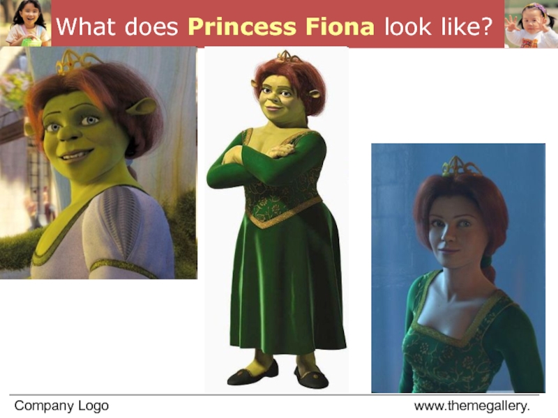 What does Princess Fiona look like? 