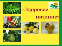 Здоровое питание