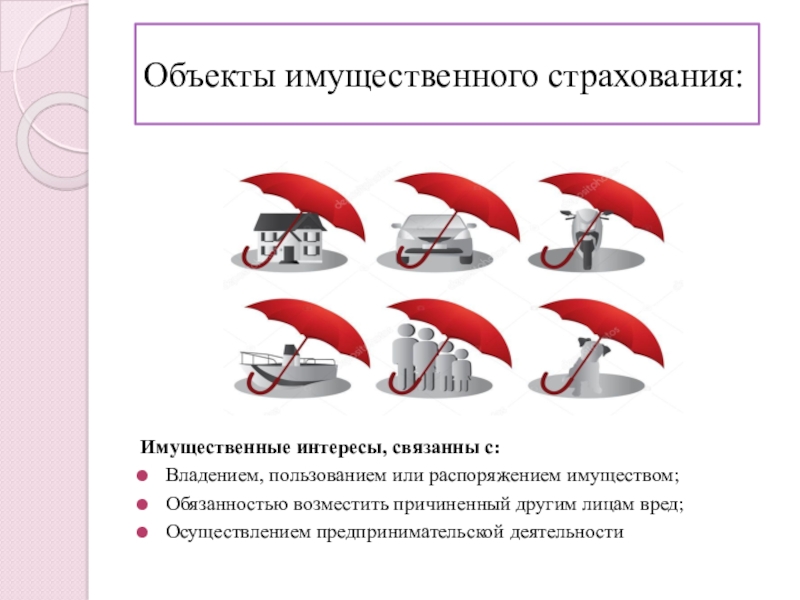 Имущественное страхование презентация