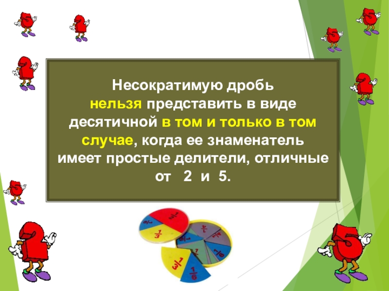 Как понять несократимая дробь. Обыкновенная несократимая дробь. Несократимую дробь в виде десятичной. Что такое несократимая дробь 5 класс. Какую дробь нельзя представить в виде десятичной.