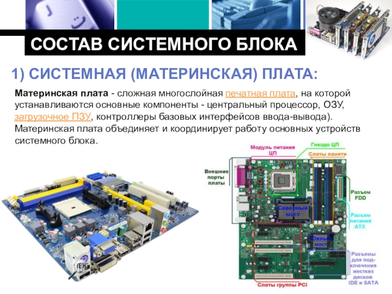 Из перечня устройств выберите те которые находятся в системном блоке процессор сетевая карта флеш