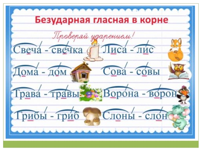 Иллюстрация орфограмма