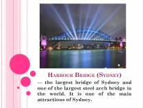 Презентация Harbour Bridge Sydney Australia