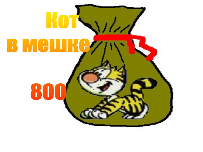 Кот в мешке это