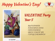 Презентация для урока в 5 классе Valentine's Day