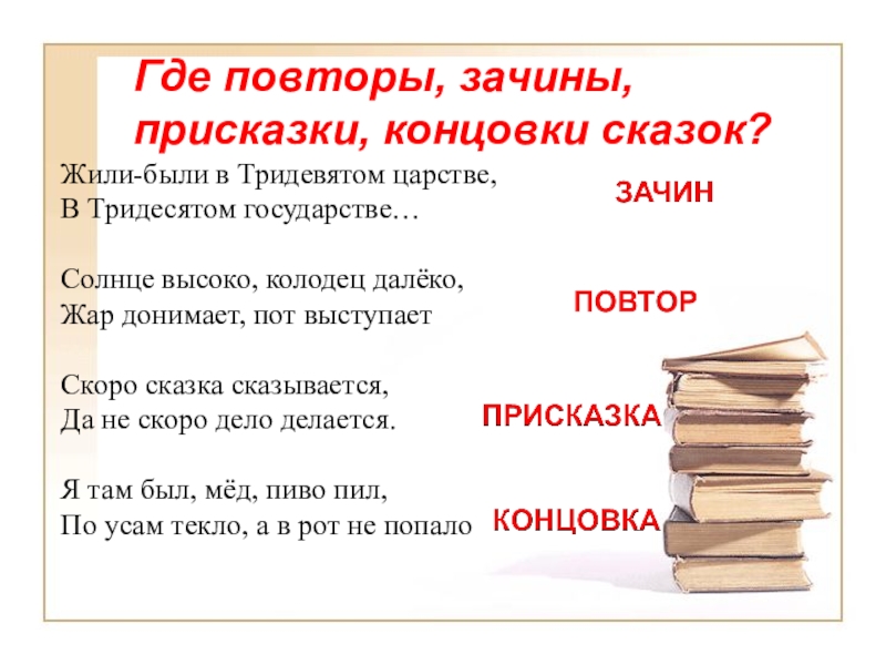 Присказка в сказке. Зачин и концовка в сказке. Сказка зачин присказка концовка. Зачин присказка концовка повторы. Что такое зачин и присказка в сказке.