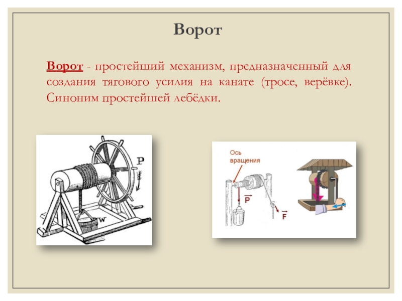 Механизм предназначен для