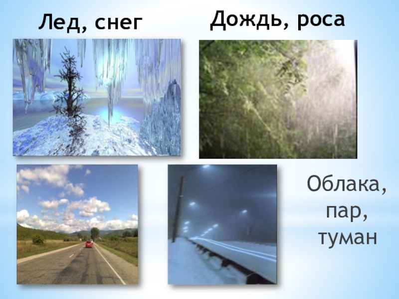 Что лишнее роса дождь снег ливень. Пар и туман различия. Найди лишнее дождь роса туман снег снег лёд град пар.