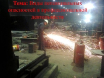 Презентация к уроку Потенциальные опасности в профессиональной деятельности