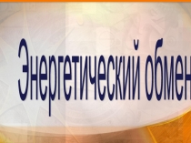 Презентация по биологииЭнергетический обмен