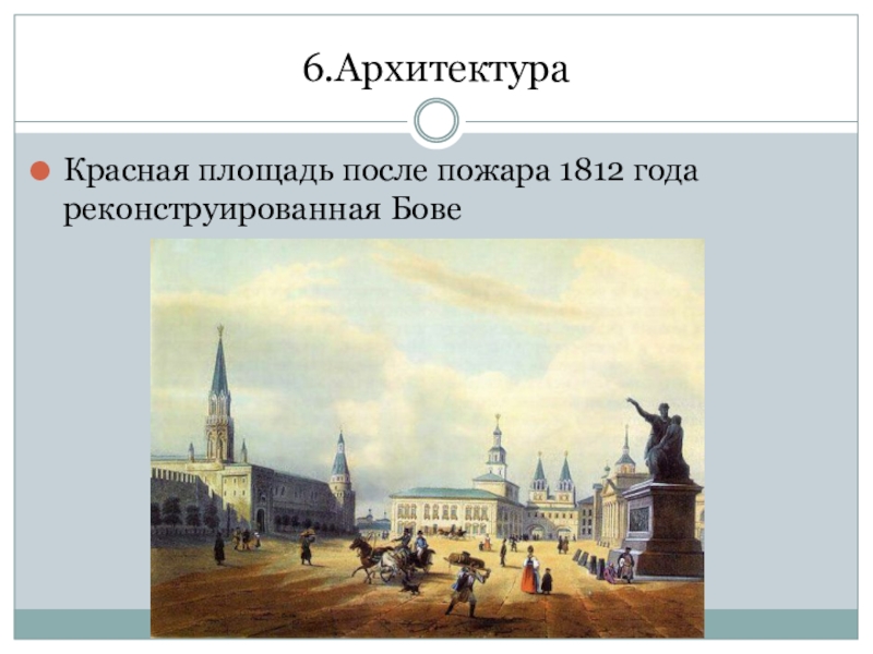 Площадь после. Осип Бове реконструкция красной площади. Осип Бове красная площадь. Осип Бове красная площадь реконструированная после пожара 1812 г. Реконструкция красной площади Бове.