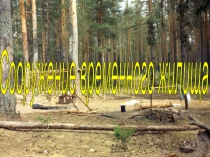 Презентация по ОБЖ на тему Сооружение временного жилища (6 класс)