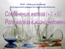 Презентация по химии на тему Соединения железа. Роль железа в жизни человека (9 класс)