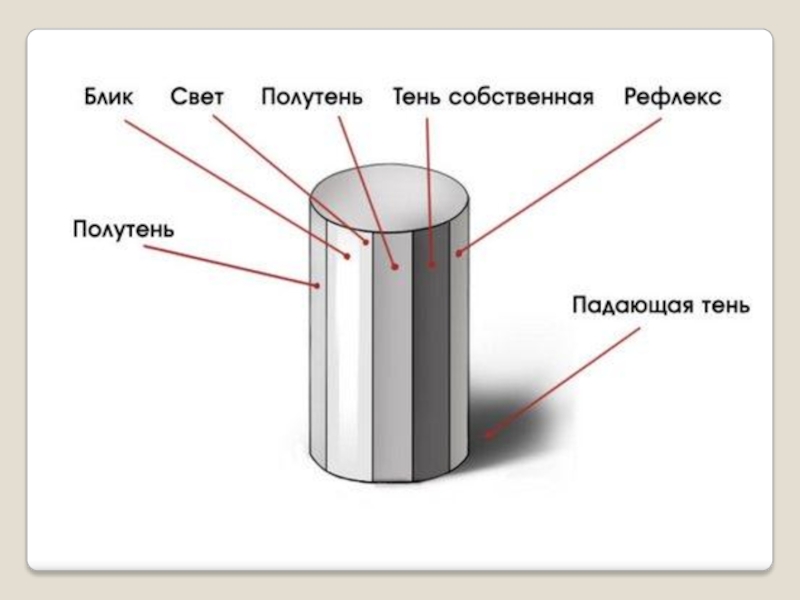 Свет и тень правила светотеневого изображения предмета изо 6 класс