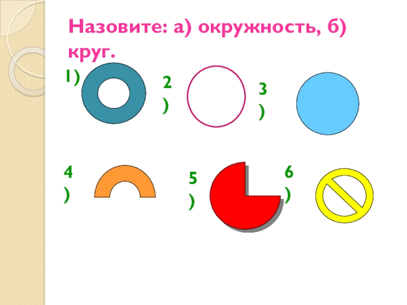 Кружок 6 класс