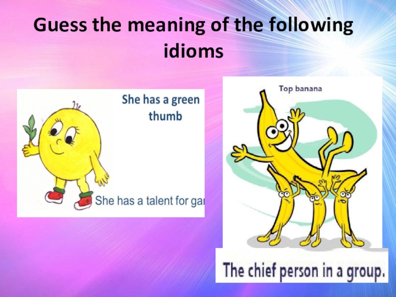 Доклад по теме English idioms