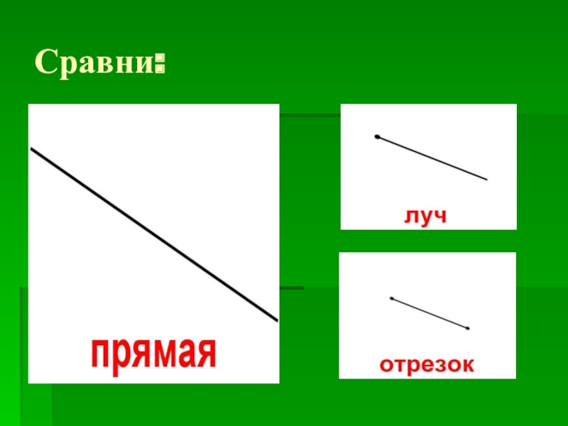 Прямые лучи отрезки в картинках