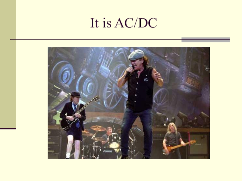 Ac dc презентация