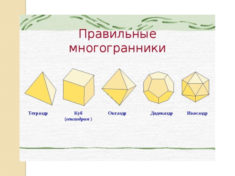 Проект моделирование многогранников